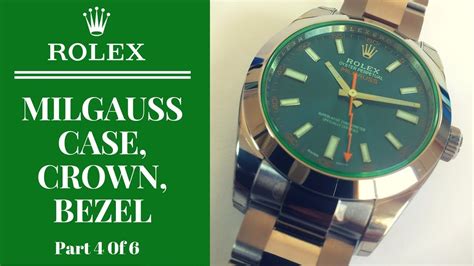 rolex milgauss case thickness